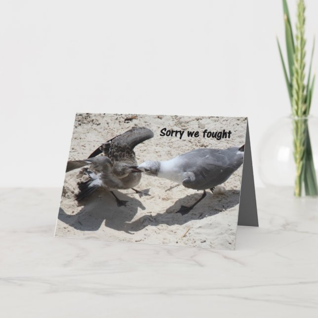 Greeting card - apology (Front)