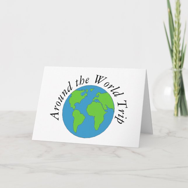 Greeting Card - Around the World (Front)