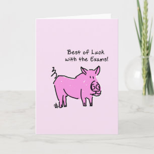 Greeting Card - Best of Luck with the Exams!