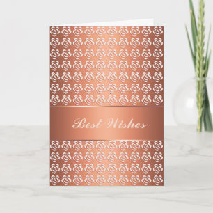 Greeting card. Best Wishes. Text. Card