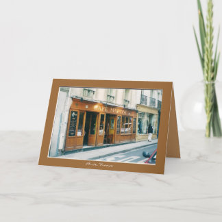 Greeting Card/"Bonjour!" Card