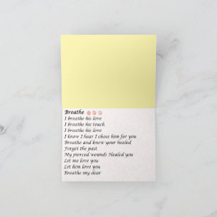 Greeting Card ' Breathe'