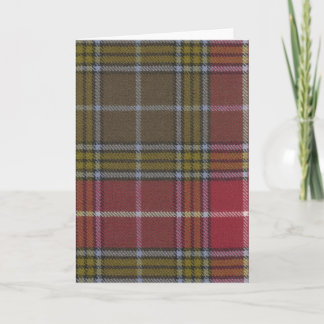 Greeting Card Buchanan Old Weathered Tartan