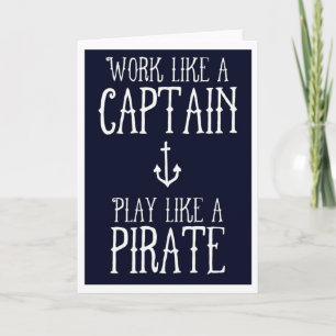 Greeting Card - Captain/Pirate