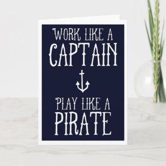 Greeting Card - Captain/Pirate