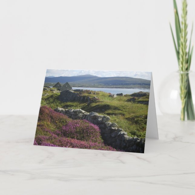 Greeting card : Connemara scenery (Front)
