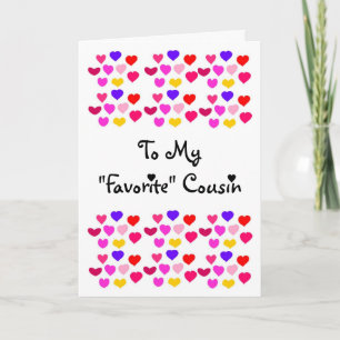 GREETING CARD COUSIN