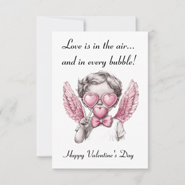 Greeting Card – Cupid's Sweet Love (Front)