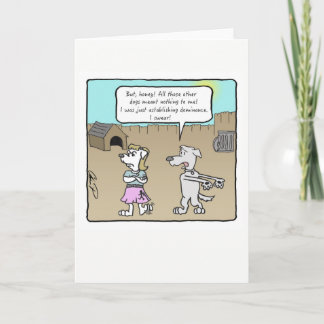 Greeting Card: Dominance Card
