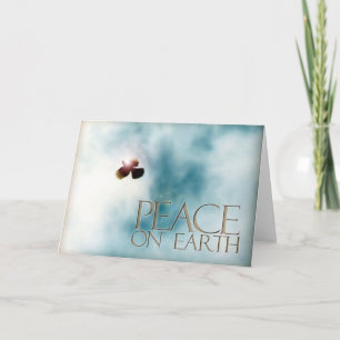 Greeting Card Dove Peace On Earth