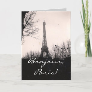 Greeting Card/Eiffel Tower Card