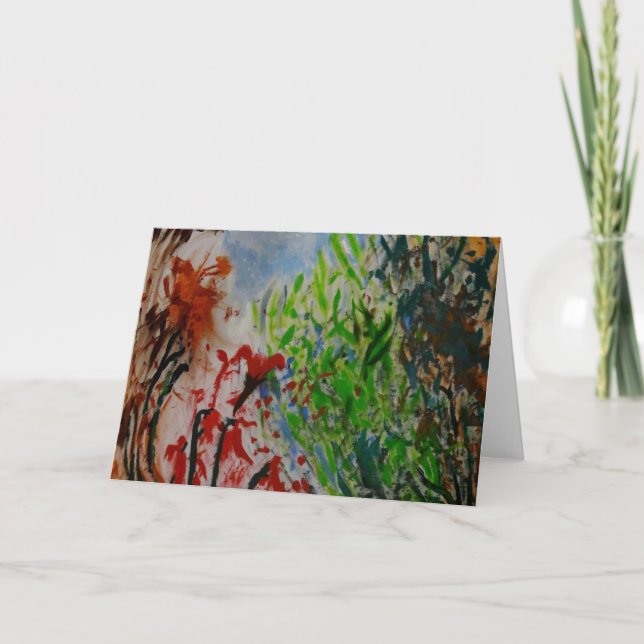 Greeting Card featuring original artwork (Front)