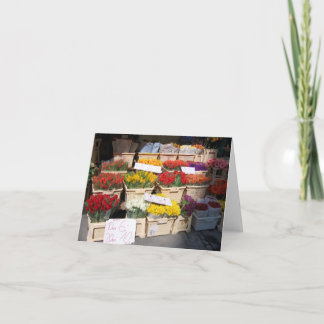 Greeting card flower stall, Bavaria,  Germany