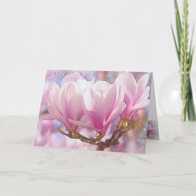 greeting, card, flowers, birthday, image, custom card (Front)