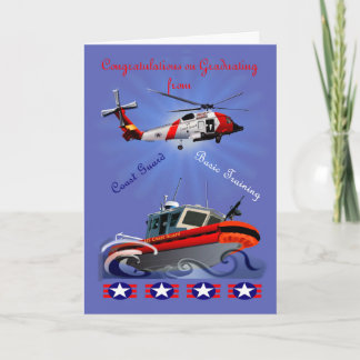 Greeting Card  for Coastguard Graduate