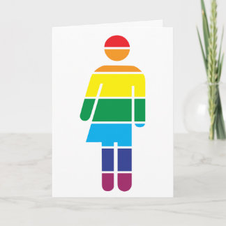 Greeting card for LGBT and transgender person