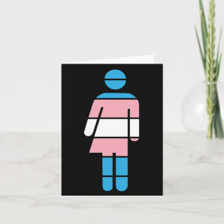 Greeting card for transgender person