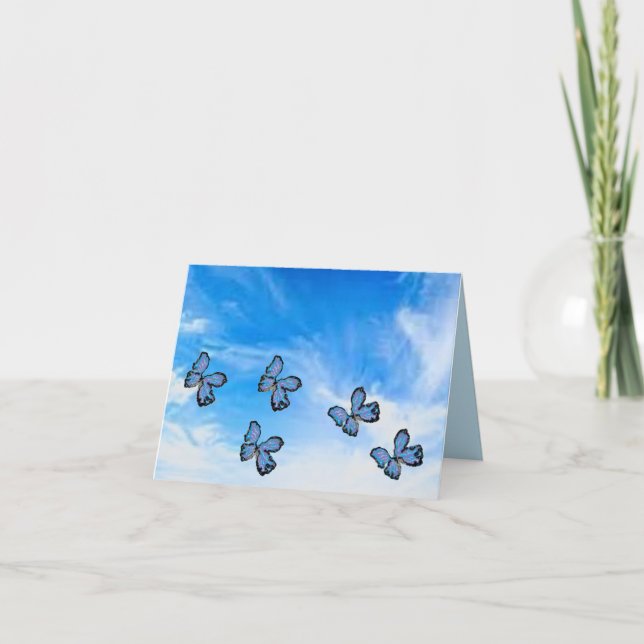 greeting Card : Freedom within the Sky's (Front)