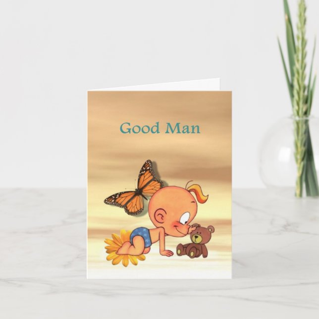 GREETING CARD - GOOD MAN (Front)