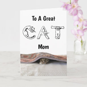 Greeting Card - Great Cat Mum
