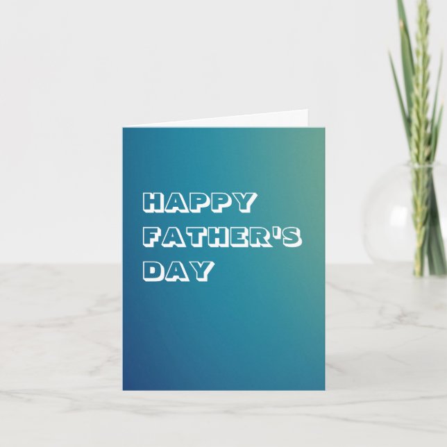 Greeting Card - Happy Father's Day (Front)