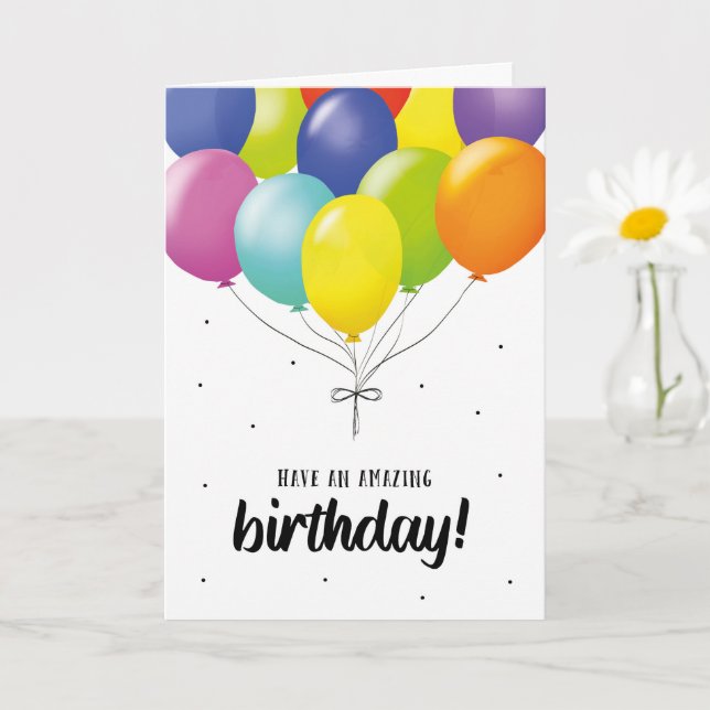 Greeting card have an amazing birthday! (Small Plant)