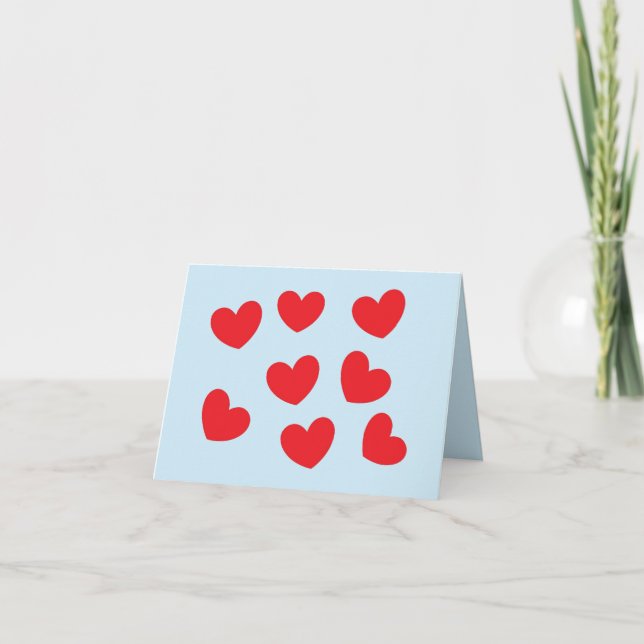 Greeting Card : Hearts (Front)