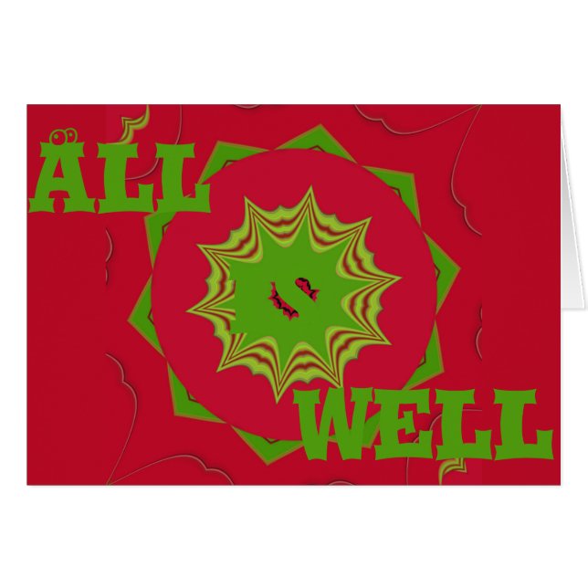 Greeting Card Horizontal Template (Front Horizontal)