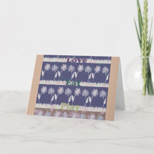 Greeting Card Horizontal Template