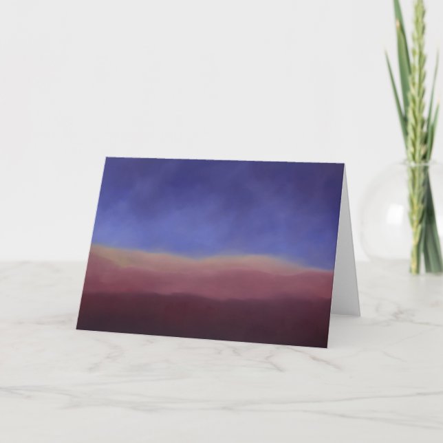 Greeting Card - January Desert (Front)