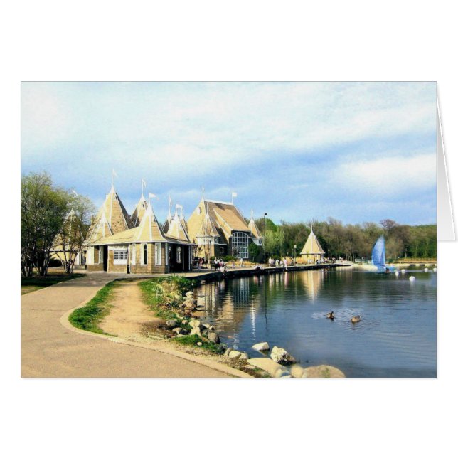 GREETING CARD: Lake Harriet, Mpls., MN_Card (Front Horizontal)