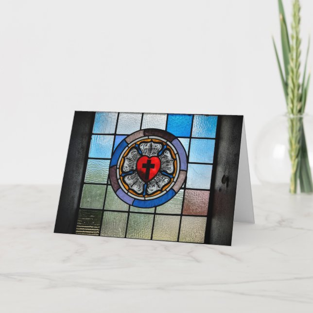 Greeting Card - Luther Rose (Front)