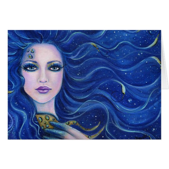 GREETING CARD MERMAID OCTOPUS