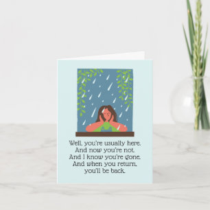 Greeting Card - Miss you - Barb & Star