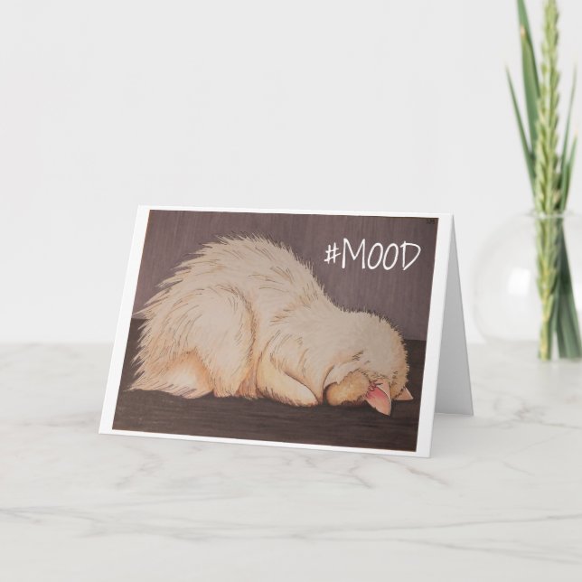 Greeting card: #MOOD Card (Front)