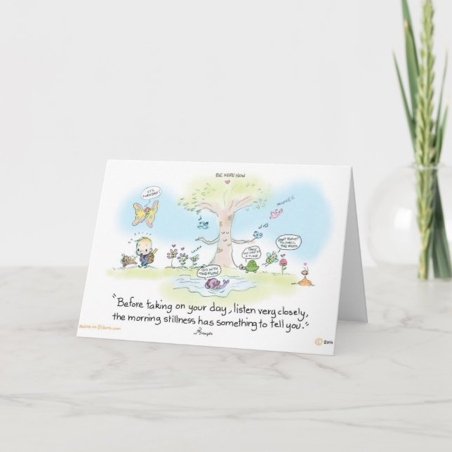 Greeting Card Morning Stillness (Front)