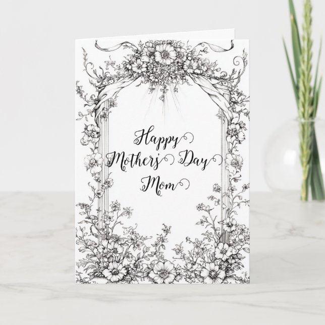 Greeting Card, Mother's Day, Invitation (Front)