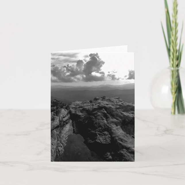 Greeting card Mountain Peak Nature Landscape Photo (Front)