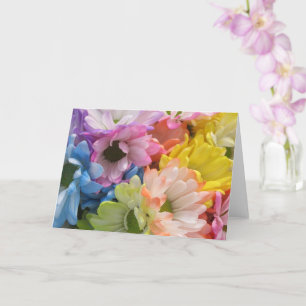Greeting Card - MultiColored Daisies II
