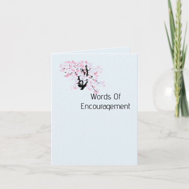 Greeting Card : Never Give Up  (Front)