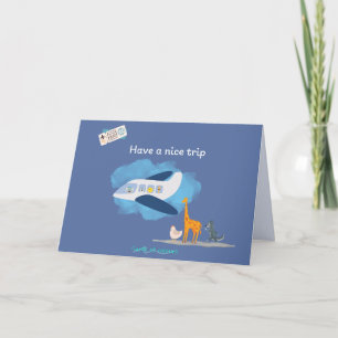 Greeting card nice trip