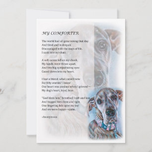 Greeting Card of Great Dane Dog Lover Gift