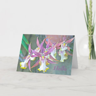 GREETING CARD, "ORCHIDS" CARD