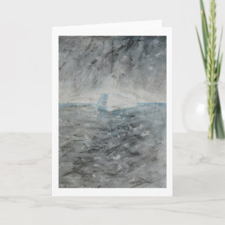 Greeting Card - Painting "Iceberg"