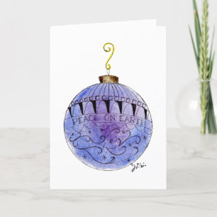 Greeting Card - Peace on Earth Ornament