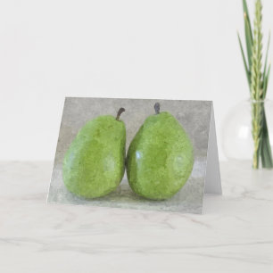 GREETING CARD: Pears_ Card