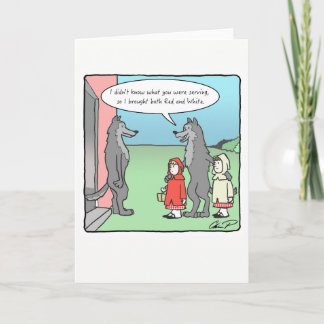 Greeting Card: Red or White Card