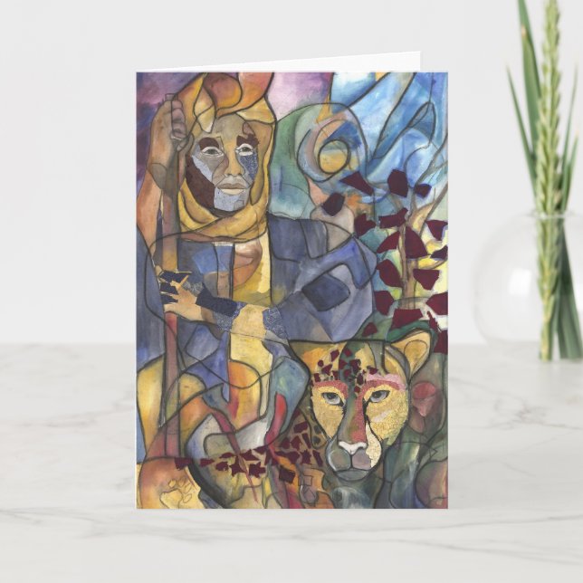 Greeting Card: "Spirit Tracker" Card (Front)