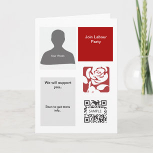 Greeting Card Template Labour Party