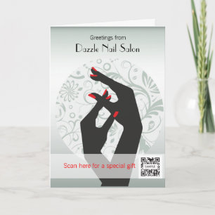 Greeting Card Template Nail Salon